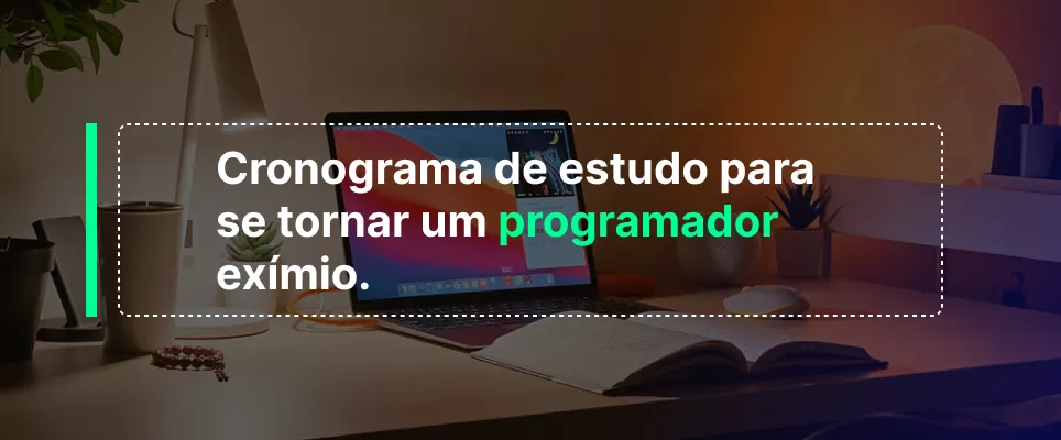 Cronograma de estudo para se tornar um programador exímio.