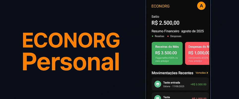 Econorg Personal: A Nova Era da Organização Financeira Pessoal